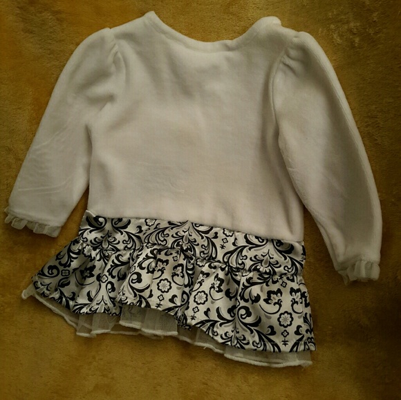 Calvin Klein Dress (Black/White) L-6 - Picture 6 of 7